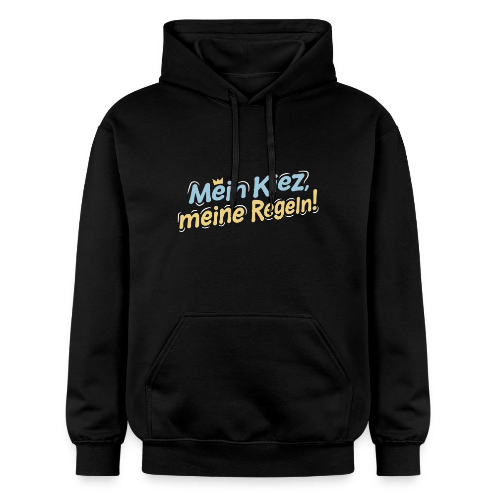 Mein Kiez, meine Regeln! - Hoodie - Schwarz