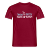 Meene Kleene macht dir Beene! - Männer Premium T-Shirt - Ziegelrot
