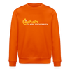 Lächeln is keen Jesichtsbruch - Unisex Bio Sweatshirt - Tieforange