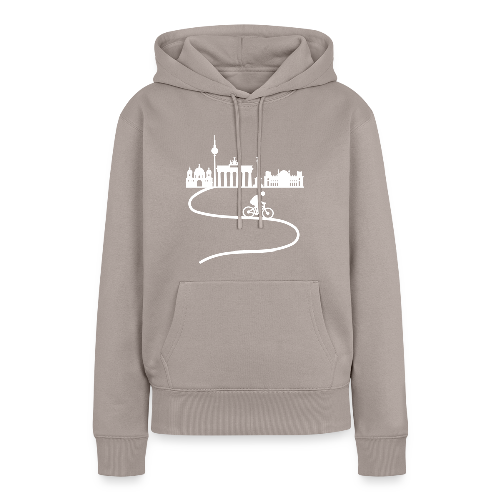 Aus der Stadt - Frauen Premium Hoodie - Taupe