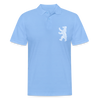 Berliner Bär im Netz - weiß - Männer Polo T-Shirt - Himmelblau