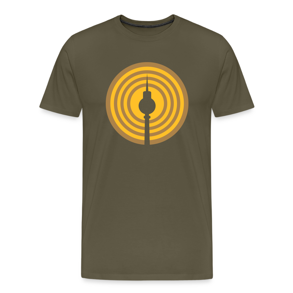 Berlin im Fokus - Männer Premium T-Shirt - Khaki