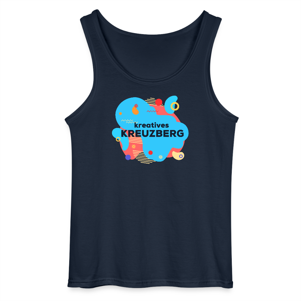 Kreatives Kreuzberg - Männer Tank Top - Navy