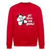 Dit kann ick ooch! - Unisex Bio Sweatshirt - Rot