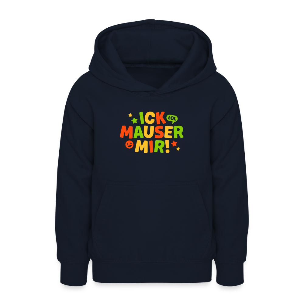 ick mauser - Teenager Hoodie - Navy