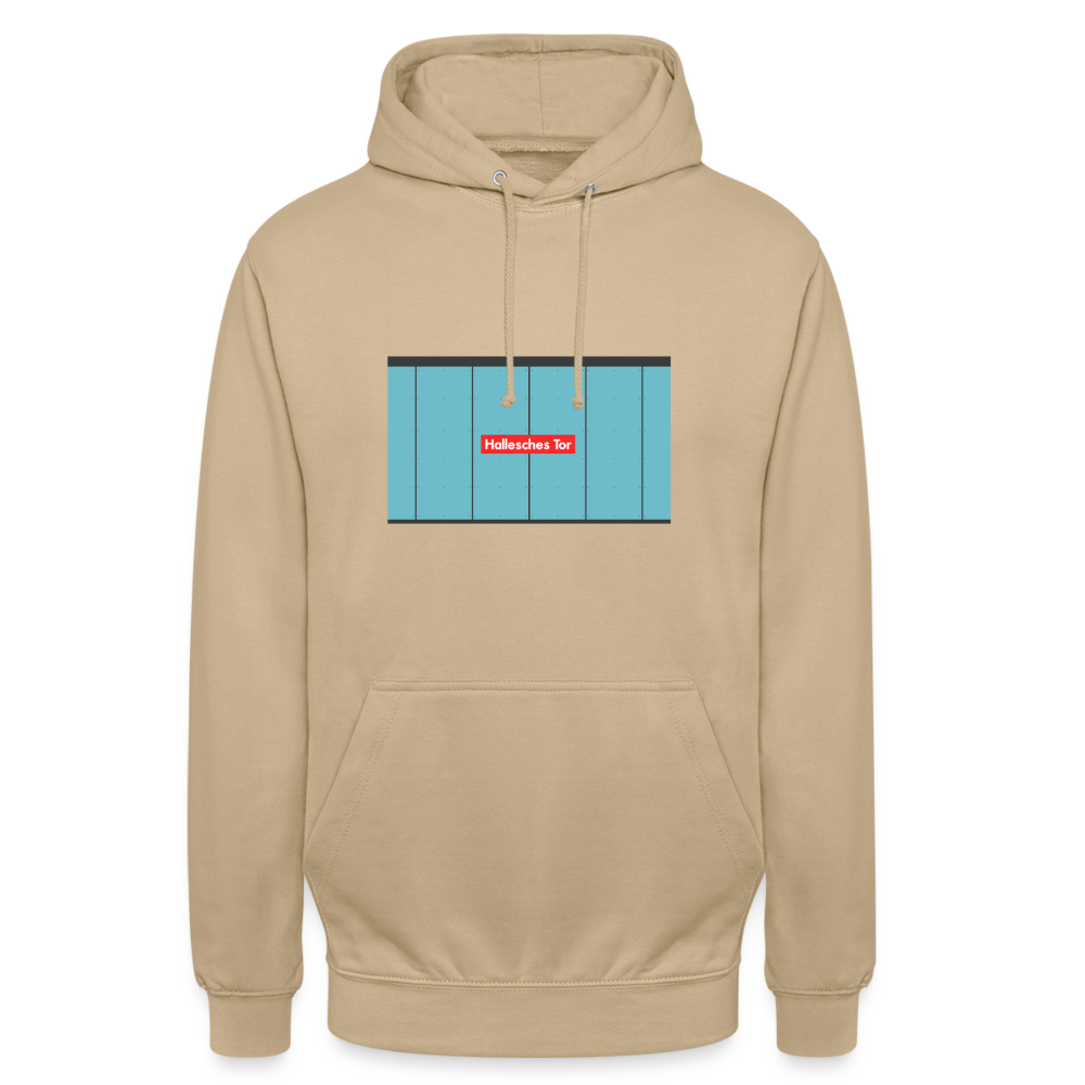 Hallesches Tor - Unisex Hoodie - Beige