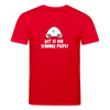 Dit is mir Schnurz Piepe - Unisex Bio T-Shirt - Rot