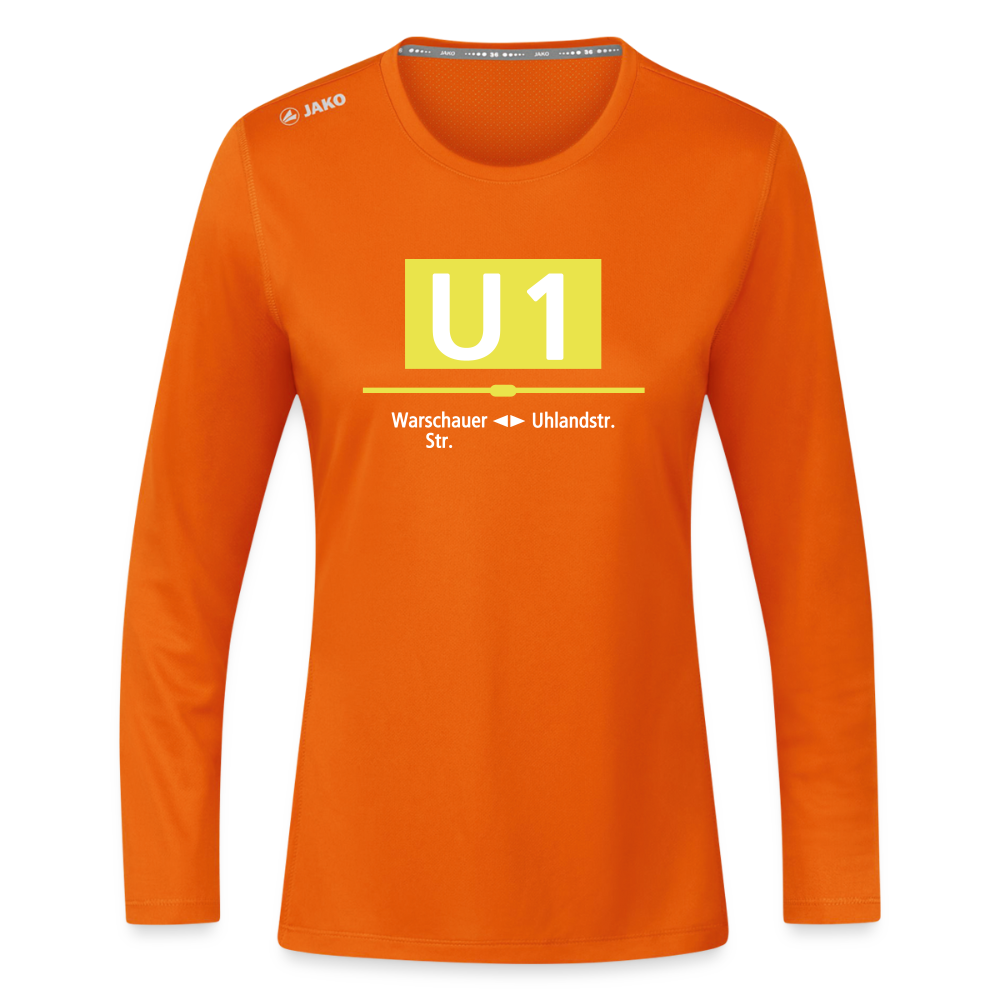 U1 - Frauen Sport Langarmshirt - Neonorange