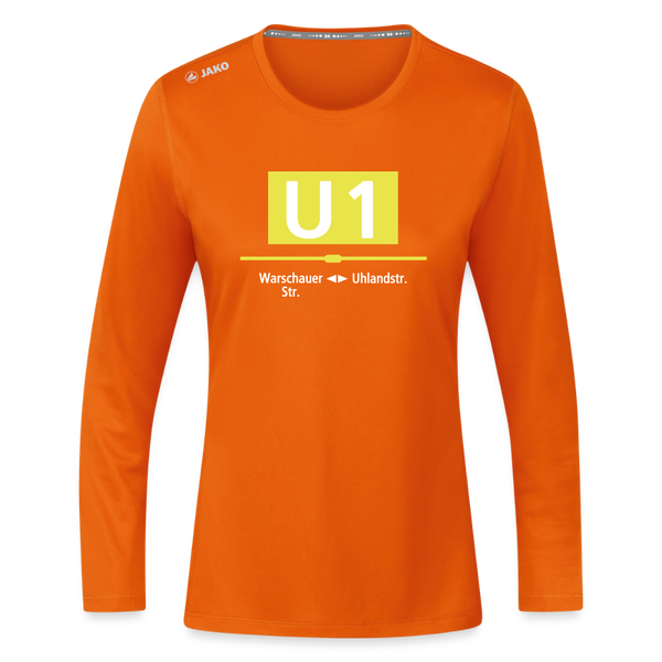 U1 - Frauen Sport Langarmshirt - Neonorange