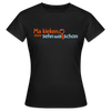 Ma kieken, dann sehn wa schon - Frauen Premium T-Shirt - Schwarz