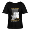 Liechtenstein oder Lichtenberg - Relaxed Rundhals Frauen Bio-T-Shirt - Schwarz