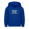 Janz Jefährlich - Kinder Hoodie - Royalblau