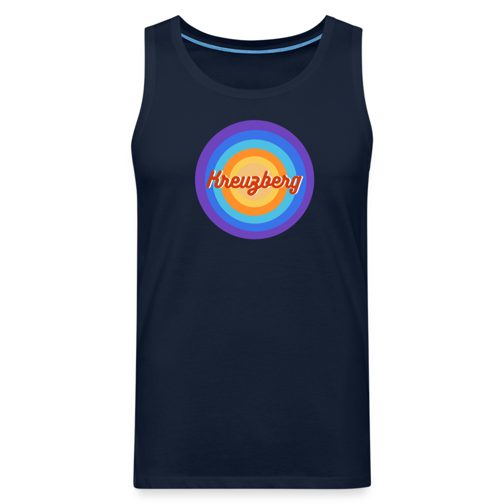 Kreuzberg Retro - Männer Premium Tank Top - Navy