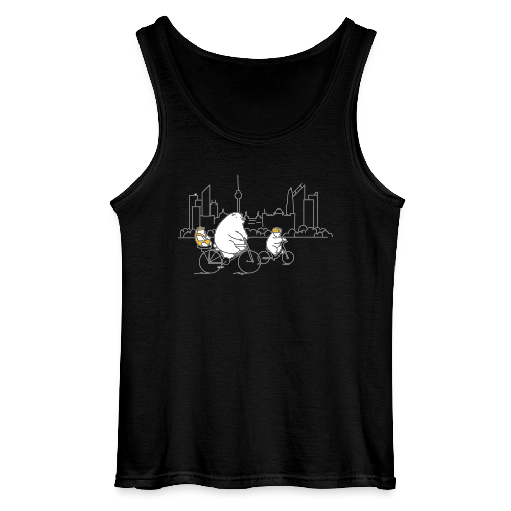 Fahrradtour Berlin - Männer Tank Top - Schwarz