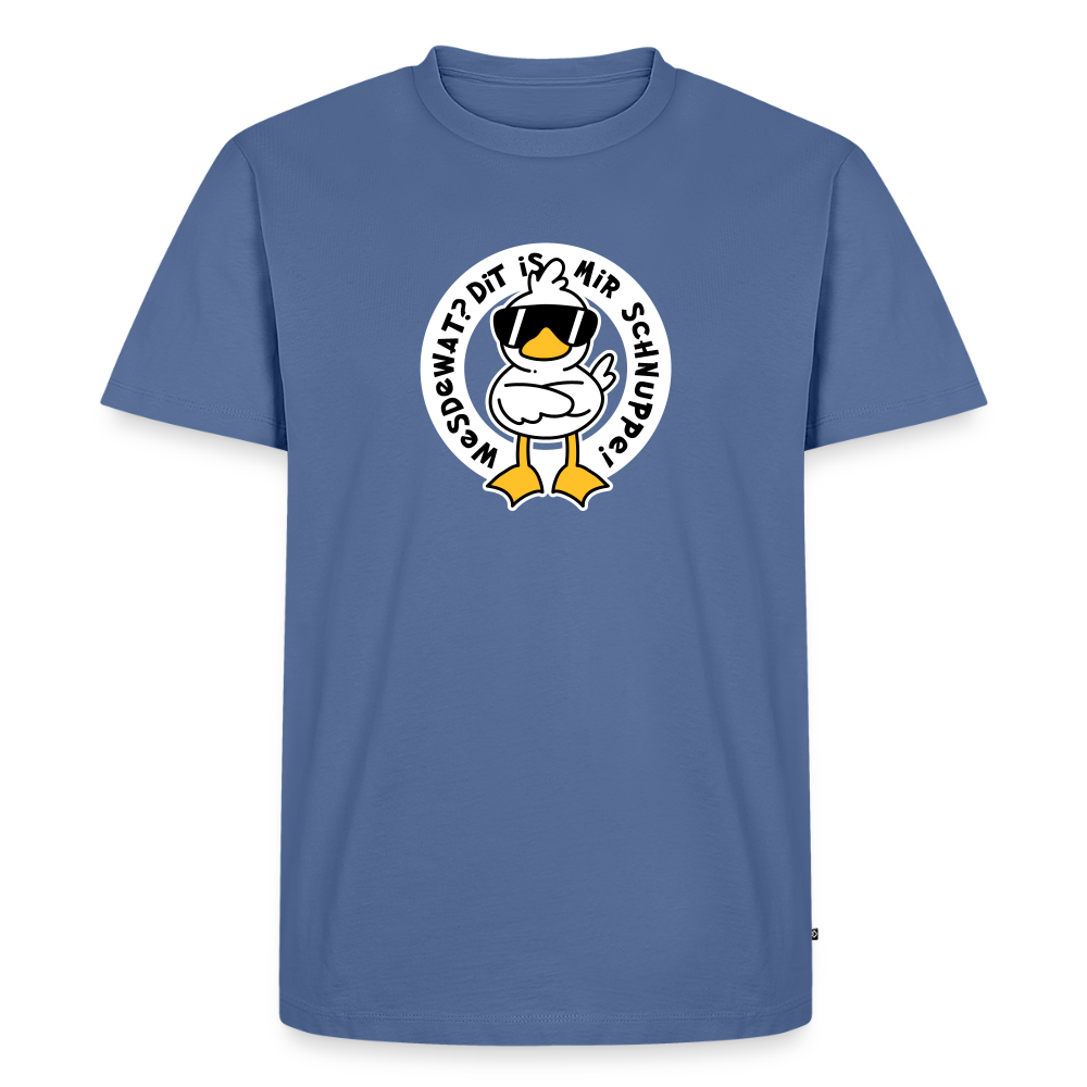 Wesdewat? - Männer Premium T-Shirt - Taubenblau