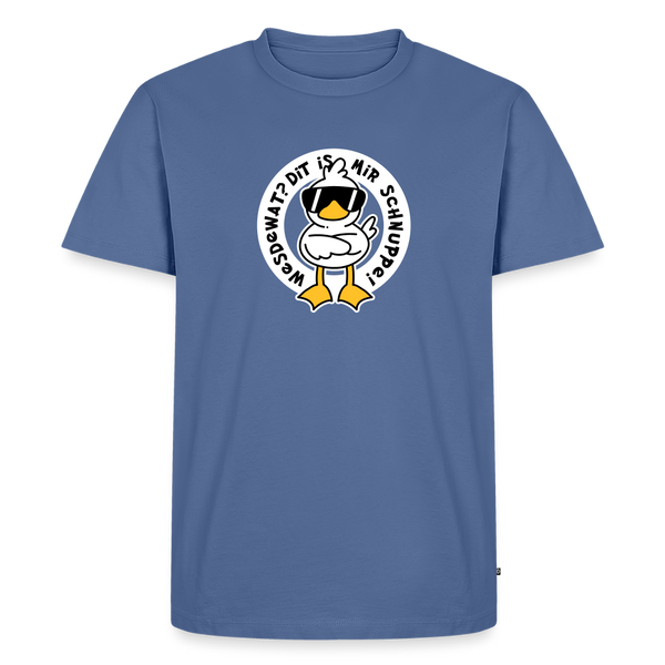 Wesdewat? - Männer Premium T-Shirt - Taubenblau
