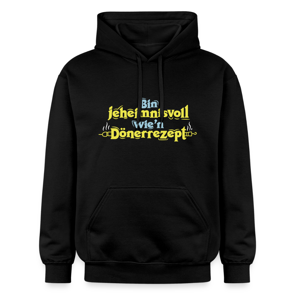 Bin jeheimnisvoll wie'n Dönerrezept. - Hoodie - Schwarz