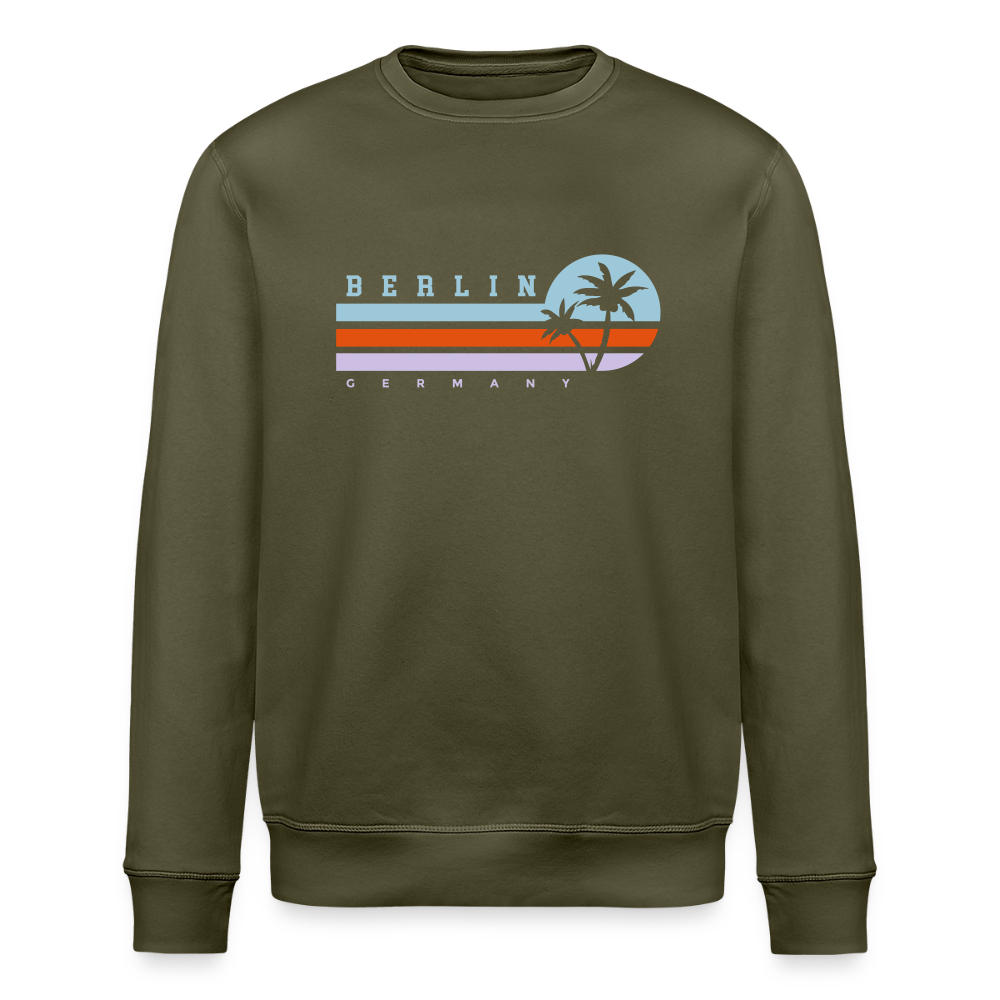 Berlin, Germany - Unisex Bio Sweatshirt - Khaki