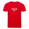 Hab Dir Lieb! - Unisex Bio T-Shirt - Rot