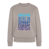 Marzahn Planet Earth - Frauen Premium Pullover - Taupe