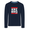 KRZBRG - Kinder Langarmshirt - Navy