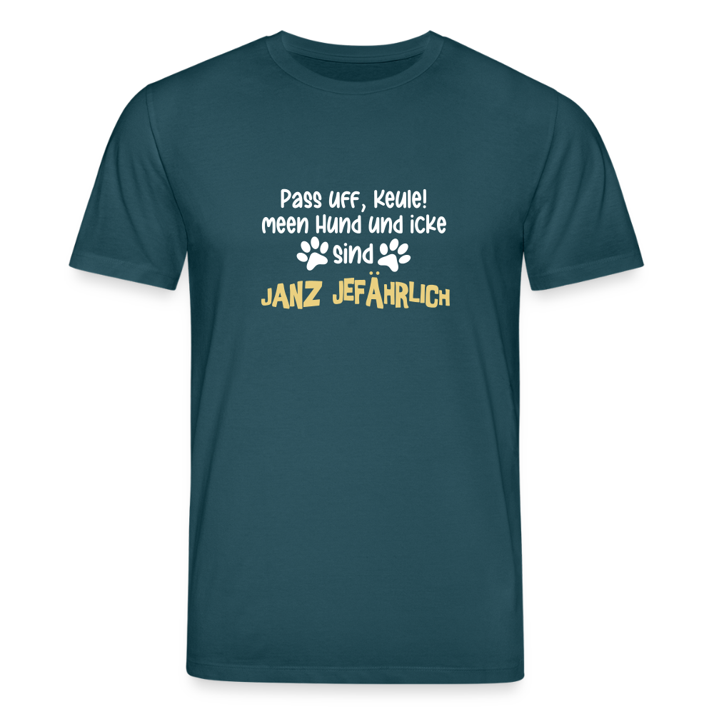 Janz Jefährlich - Unisex Bio T-Shirt - Dunkles Petrol