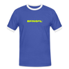 Bengel Berlin - Männer Ringer T-Shirt - Blau/Weiß