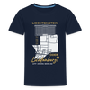 Liechtenstein oder Lichtenberg - Teenager Premium T-Shirt - Navy