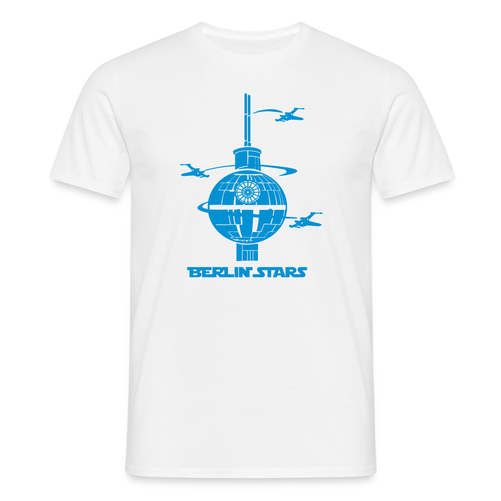 Berlin Stars - blau - Männer Premium T-Shirt - Weiß