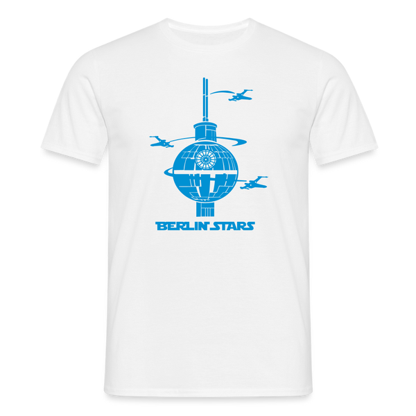 Berlin Stars - blau - Männer Premium T-Shirt - Weiß