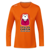Chefin - Frauen Sport Langarmshirt - Neonorange