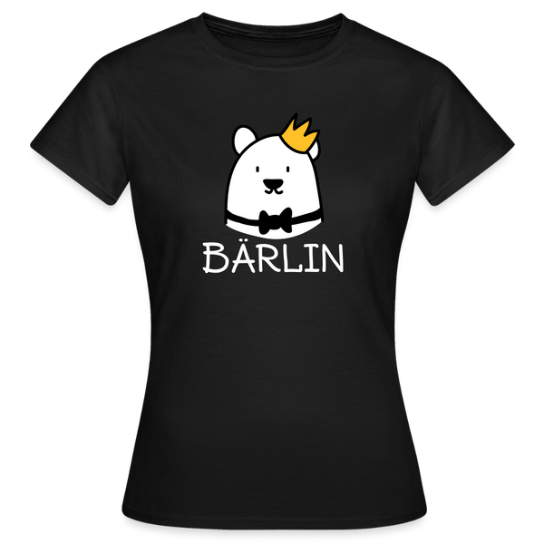 Bärlin - Frauen Premium T-Shirt - Schwarz