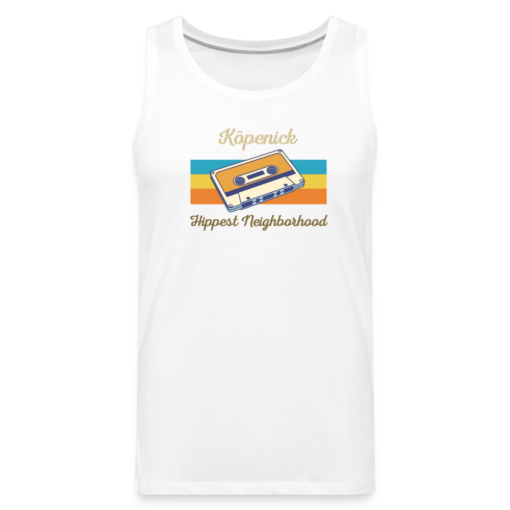 Köpenick Hippest Neighborhood - Männer Premium Tank Top - Weiß