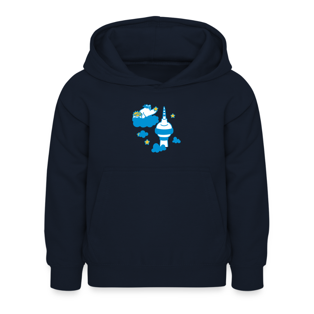 Berliner Bär bei Nacht - Kinder Hoodie - Navy