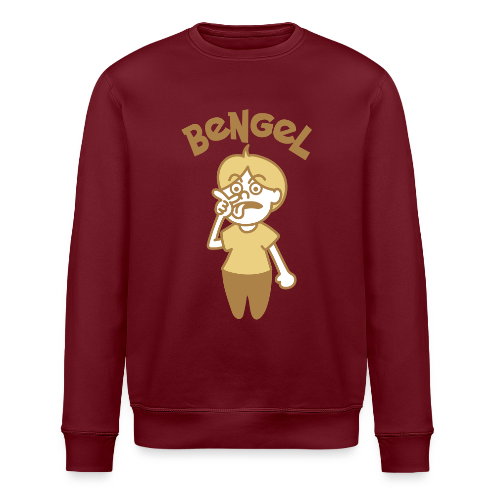 Bengel - Unisex Bio Sweatshirt - Burgunderrot