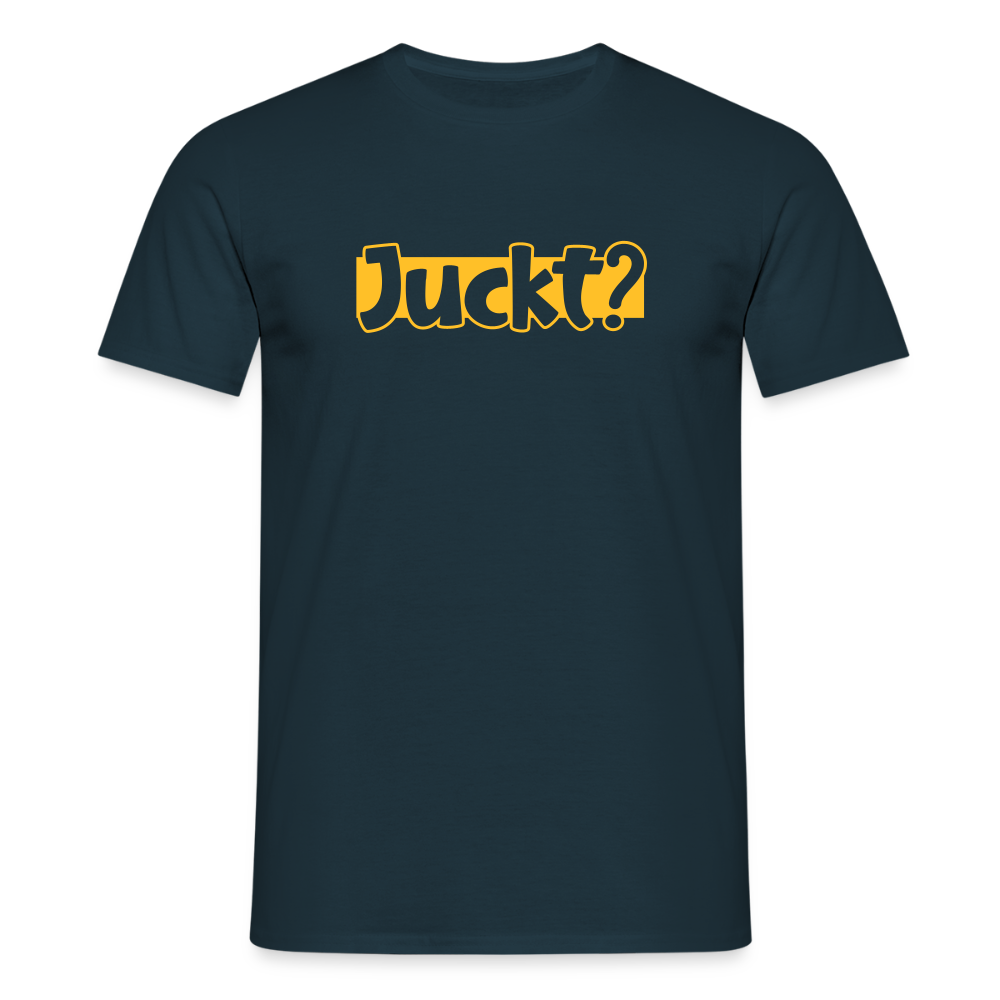 Juckt? - Männer Premium T-Shirt - Navy
