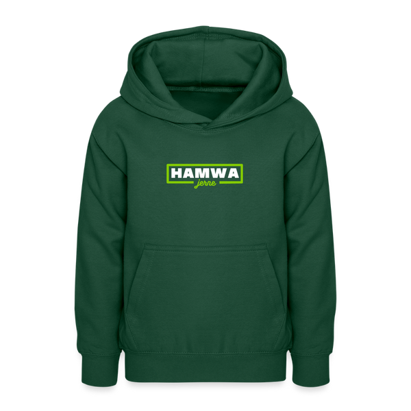 hamwa - Teenager Hoodie - Flaschengrün