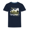 Tirol oder Tiergarten - Kinder Premium T-Shirt - Navy