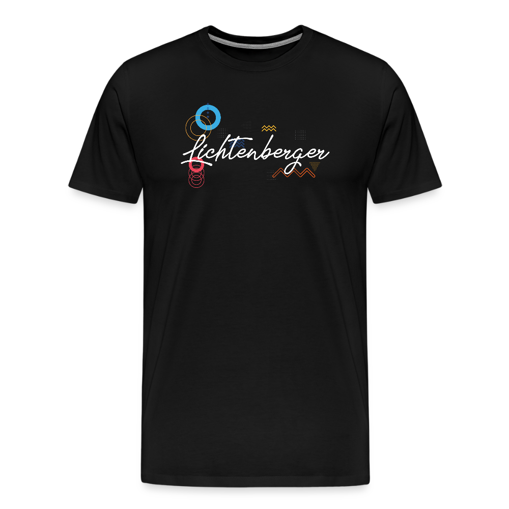 Lichtenberger - Männer Premium T-Shirt - Schwarz