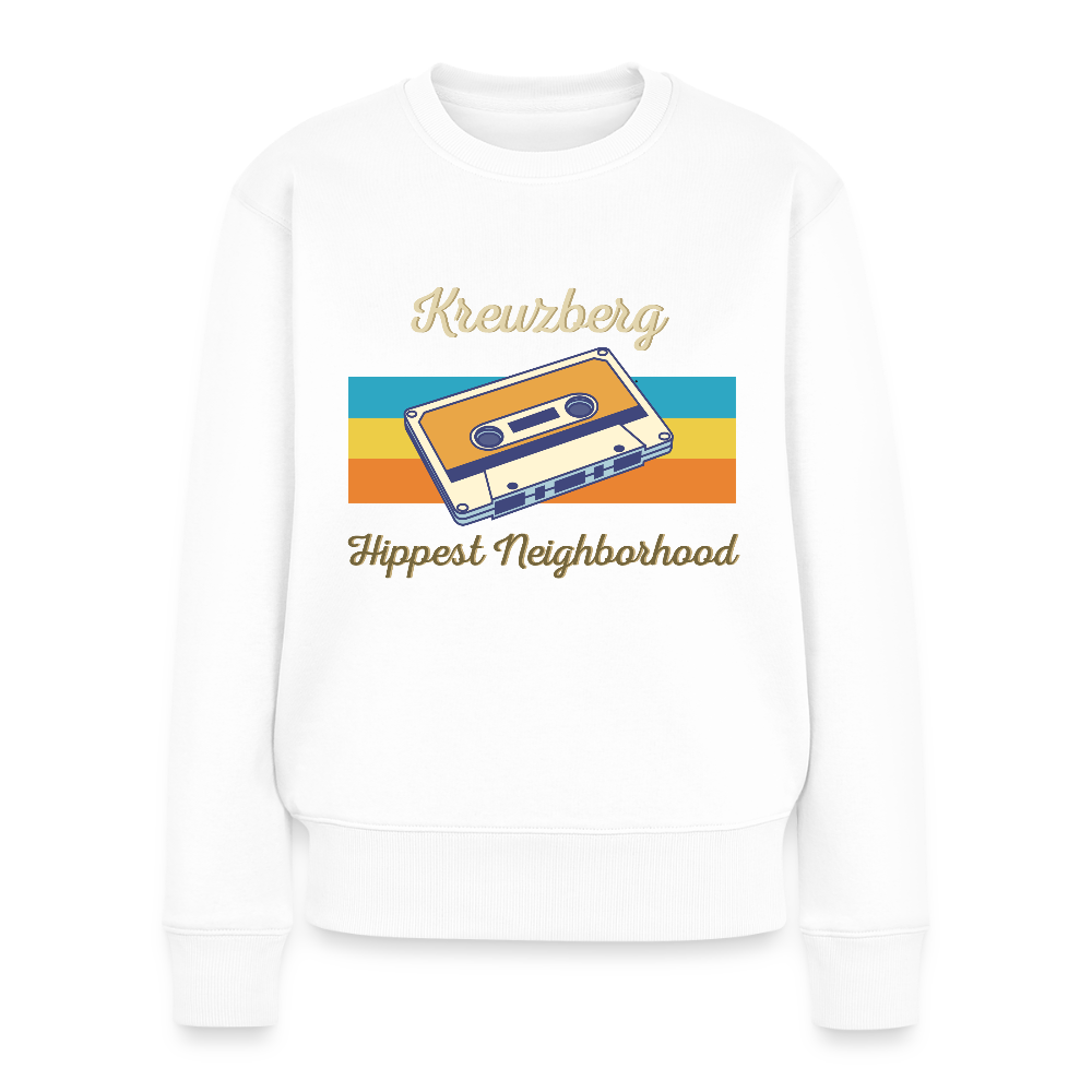 Kreuzberg Hippest Neighborhood - Frauen Premium Pullover - Weiß