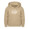 sorry, hab nich zujehört... - Kinder Hoodie - Sand