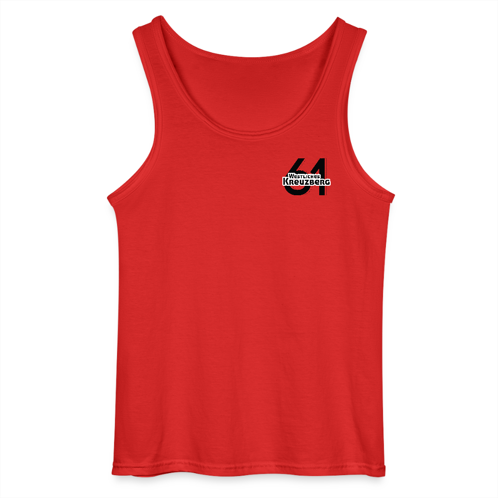Westliches Kreuzberg - Männer Tank Top - Rot