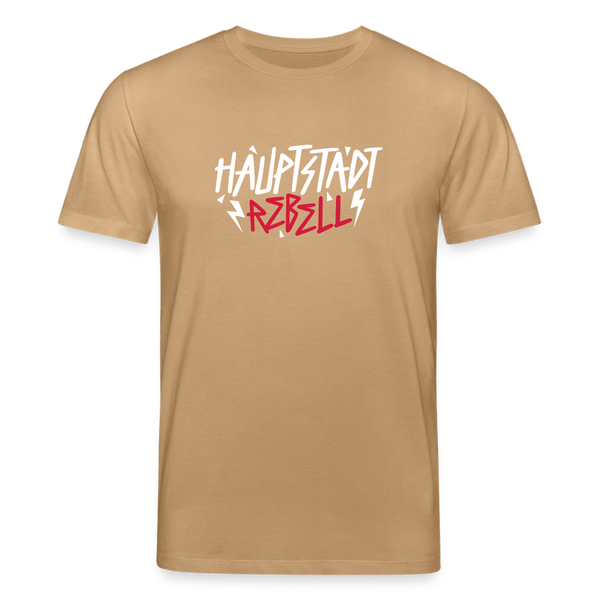 Haupstadt Rebell - Unisex Bio T-Shirt - Karamell 