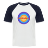 Schöneberg retro - Männer Baseball T-Shirt - Weiß/Navy