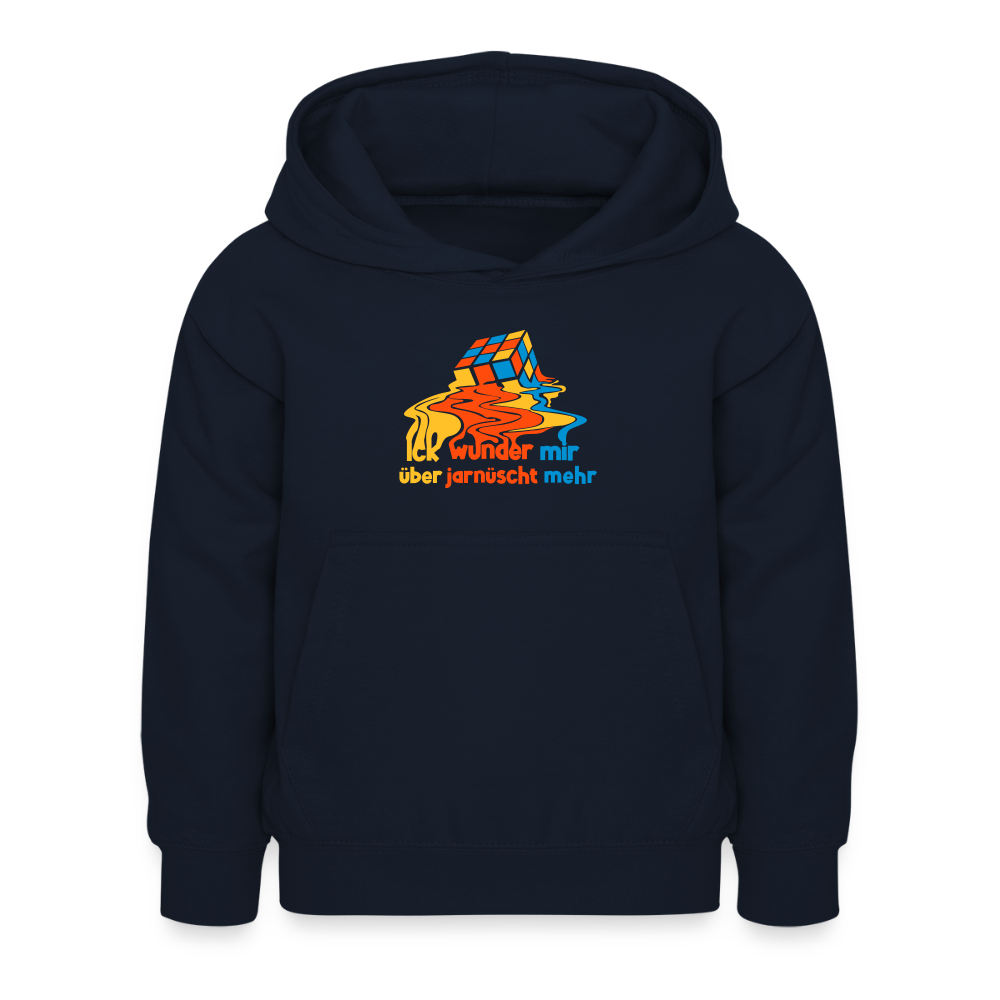 Ick Wunder Mir - Kinder Hoodie - Navy