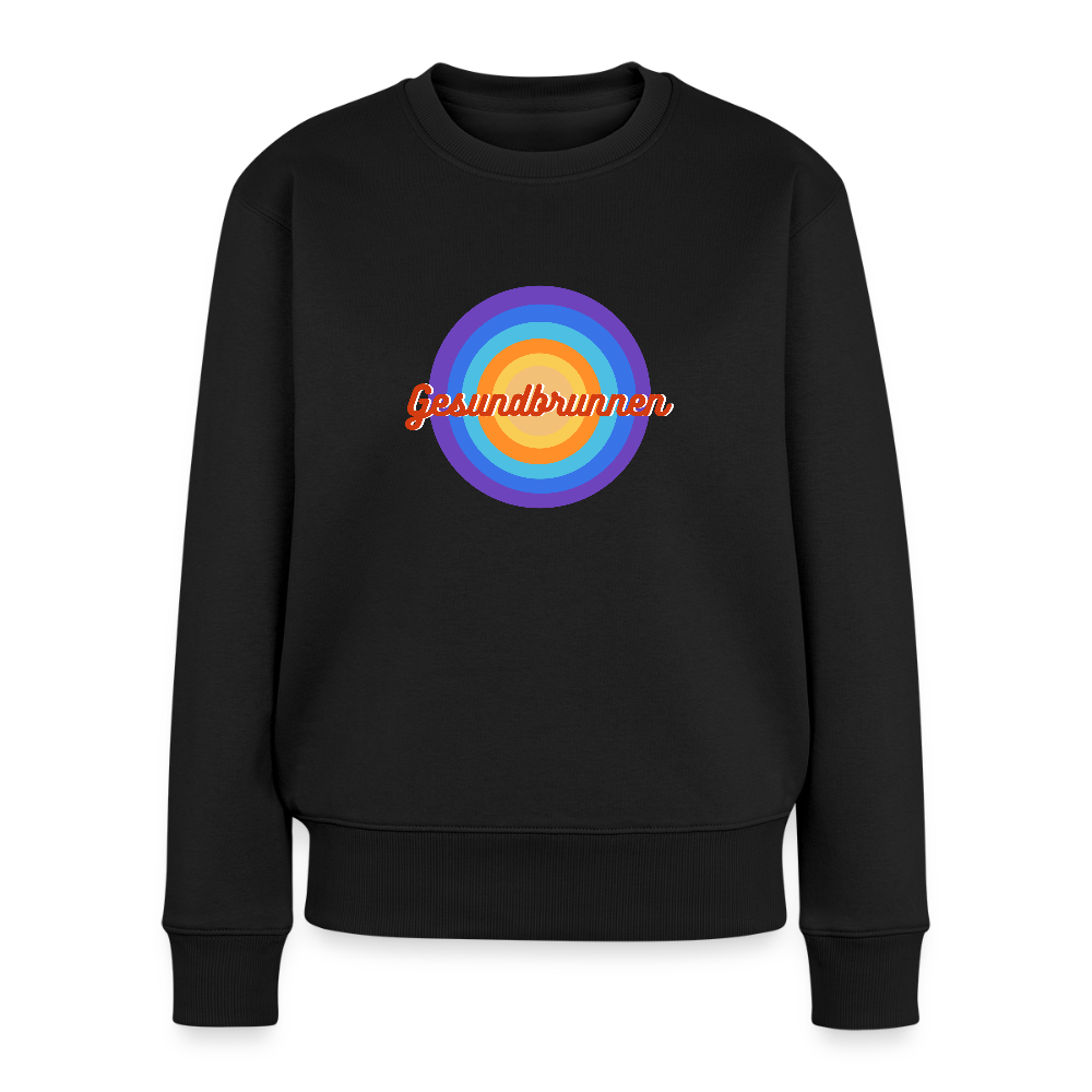 Gesundbrunnen Retro - Frauen Premium Pullover - Schwarz