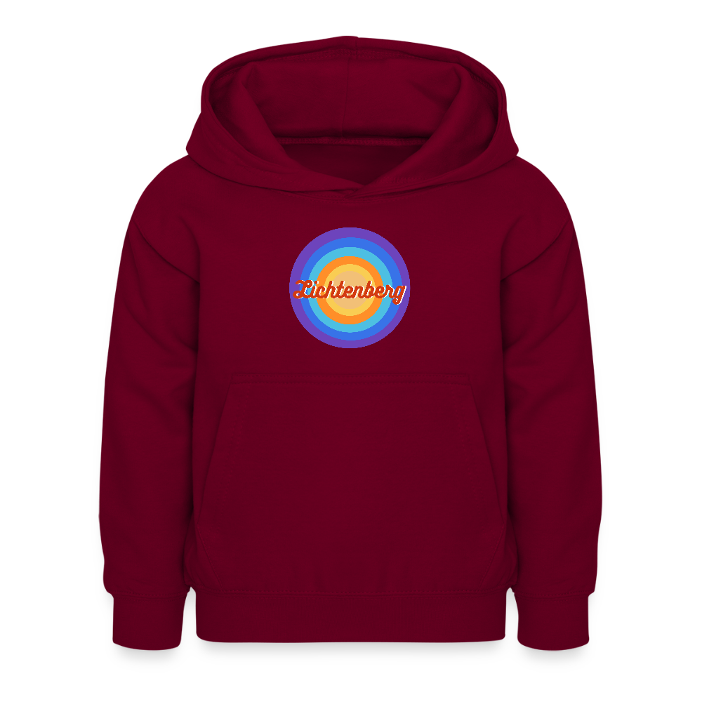 Lichtenberg Retro - Kinder Hoodie - Bordeaux