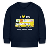 I love BVG - Baby Bio Pullover - Navy