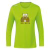 Ick Wees - Frauen Sport Langarmshirt - Neongrün