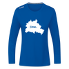 Heimat Berlin - Frauen Sport Langarmshirt - Royalblau